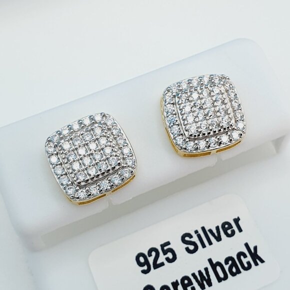 "925 Sterling Silver Cubic Zirconia Earrings, U19254802 - Picture 3 of 11